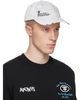 AAPE by A Bathing Ape AAPE by A Bathing Ape Off-White Distressed Logo Cap - 2