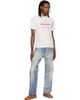 AAPE by A Bathing Ape AAPE by A Bathing Ape Off-White Main Skate T-shirt - 4