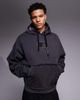 AAPE BY A BATHING APE® Aape by A Bathing Ape oversized pullover hoodie in black garment dye - 1
