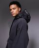 AAPE BY A BATHING APE® Aape by A Bathing Ape oversized pullover hoodie in black garment dye - 4