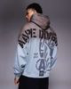 AAPE BY A BATHING APE® Aape by A Bathing Ape oversized pullover hoodie in washed blue with back embroidery - 1