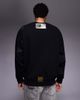 AAPE BY A BATHING APE® Aape by A Bathing Ape oversized sweatshirt in black with chest embroidery - 3