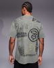 AAPE BY A BATHING APE® Aape by A Bathing Ape oversized t-shirt in khaki green with motocross back print - 1