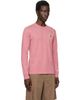AAPE by A Bathing Ape AAPE by A Bathing Ape Pink 'AAPER' Long Sleeve T-shirt - 2