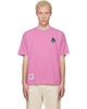 AAPE by A Bathing Ape AAPE by A Bathing Ape Pink Logo Patch T-shirt - 1