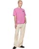 AAPE by A Bathing Ape AAPE by A Bathing Ape Pink Logo Patch T-shirt - 4