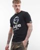 AAPE BY A BATHING APE® Aape by A Bathing Ape T-shirt in black with camo logo print-Multi - 1