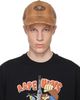 AAPE by A Bathing Ape AAPE by A Bathing Ape Tan Moonface Logo Distressed Cap - 1