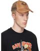 AAPE by A Bathing Ape AAPE by A Bathing Ape Tan Moonface Logo Distressed Cap - 2