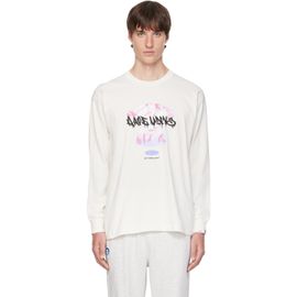 AAPE by A Bathing Ape AAPE by A Bathing Ape White AAPE Main Skate Long Sleeve T-shirt