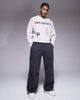 AAPE BY A BATHING APE® Aape by A Bathing Ape x Erased loose fit heavyweight jersey sweatpants in washed black - 1