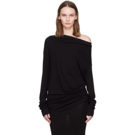 AARON ESH AARON ESH Black Off The Shoulder Top