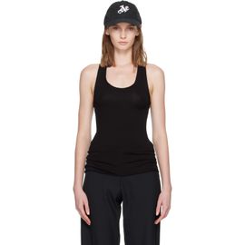AARON ESH AARON ESH Black Vest Tank Top