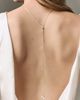 A.B. Ellie Studio Bride Collection Crystal Pearl Bolo Necklace - 2