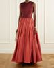 ABADIA Draped gathered taffeta gown - 2