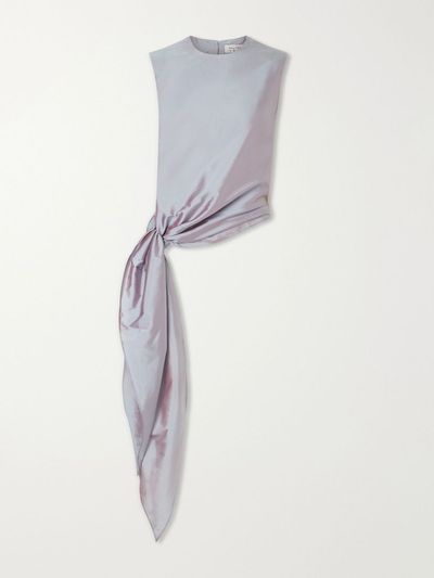 ABADIA Knotted faille top