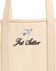 Abbode Abbode Jet Setter Embroidered Canvas Tote - 5
