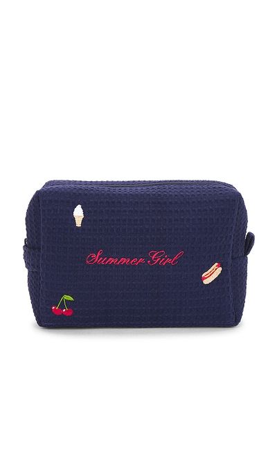 Abbode Abbode July 4th Summer Girl Waffle Pouch