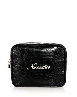 Abbode Abbode Necessities Croc Embossed Faux Leather Pouch