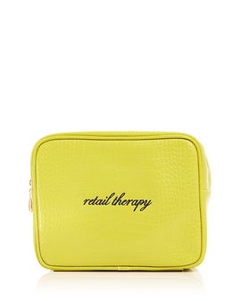 Abbode Abbode Retail Therapy Croc Embossed Faux Leather Pouch