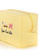 Abbode Abbode Ues Embroidered Waffle Knit Pouch - 3