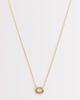 Abbott Lyon Abbott Lyon faux pearl molten pendant necklace in 18k gold-plated stainless steel - 1