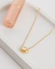 Abbott Lyon Abbott Lyon faux pearl molten pendant necklace in 18k gold-plated stainless steel - 2