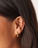 Abbott Lyon Abbott Lyon mini molten hoop earrings in 18k gold plated waterproof stainless steel - 1