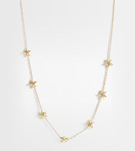 Abbott Lyon Abbott Lyon multi starfish necklace in 18kt gold plated