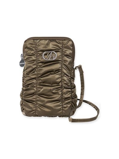 ABEEHUMS Glossy Phone Cross Bag (ABH348-709) [Khaki]