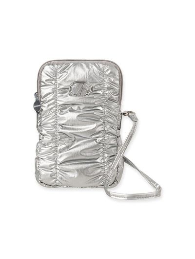 ABEEHUMS Glossy Phone Cross Bag (ABH348-709) [Silver]