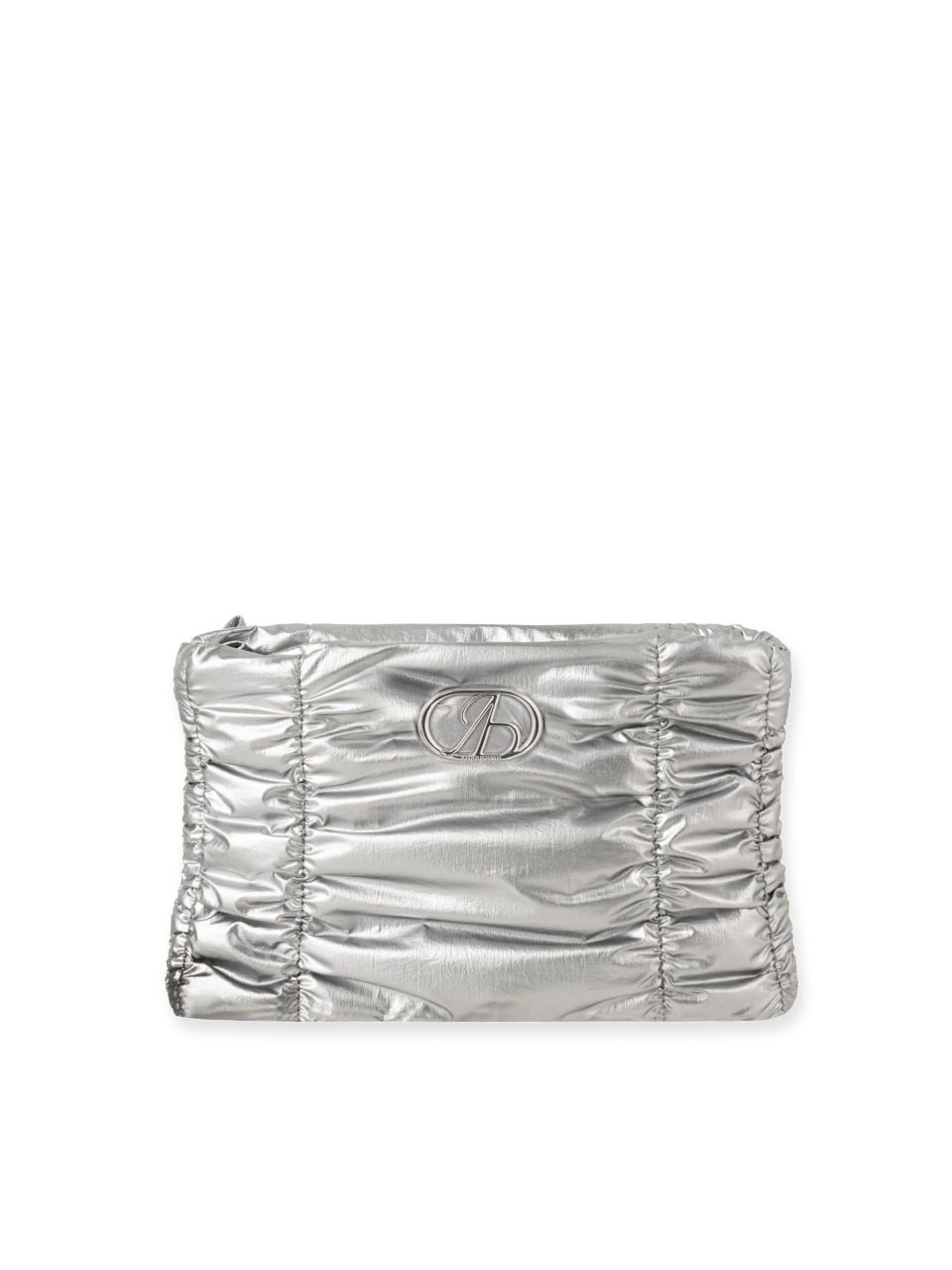 ABEEHUMS Glossy Pouch [Silver] (ABH348-501)