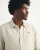 Abercrombie & Fitch Abercrombie & Fitch 100% linen long sleeve shirt in blue yellow stripes - 3