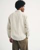Abercrombie & Fitch Abercrombie & Fitch 100% linen long sleeve shirt in blue yellow stripes - 4