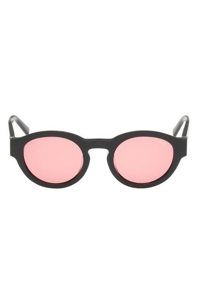 ABERCROMBIE & FITCH ABERCROMBIE & FITCH 49mm Round Sunglasses