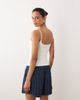 Abercrombie & Fitch Abercrombie & Fitch 90s cami top with built in bra in white - 4
