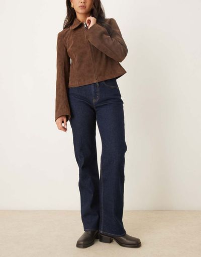 Abercrombie & Fitch Abercrombie & Fitch 90s relaxed fit jeans in rinse wash blue