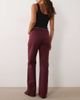 Abercrombie & Fitch Abercrombie & Fitch 90s relaxed straight leg jeans in burgundy-RED - 2