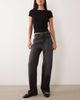 Abercrombie & Fitch Abercrombie & Fitch 90s relaxed straight leg jeans in washed black - 1