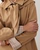Abercrombie & Fitch Abercrombie & Fitch a line cropped trench coat with scarf detail in camel-Neutral - 3