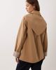 Abercrombie & Fitch Abercrombie & Fitch a line cropped trench coat with scarf detail in camel-Neutral - 4