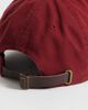 Abercrombie & Fitch Abercrombie & Fitch archive logo cap in dark washed red - 2