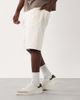 Abercrombie & Fitch Abercrombie & Fitch baggy denim carpenter jorts in cream-White - 2