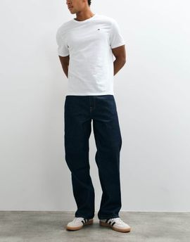 Abercrombie & Fitch Abercrombie & Fitch baggy fit jeans in dark blue wash