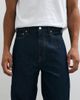 Abercrombie & Fitch Abercrombie & Fitch baggy fit jeans in dark blue wash - 4