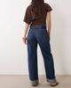 Abercrombie & Fitch Abercrombie & Fitch baggy fit low rise jeans in dark wash blue - 3