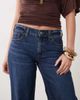 Abercrombie & Fitch Abercrombie & Fitch baggy fit low rise jeans in dark wash blue - 4