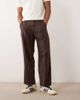 Abercrombie & Fitch Abercrombie & Fitch baggy pull on pants in brown stripes - 2