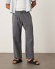Abercrombie & Fitch Abercrombie & Fitch baggy pull on textured pants in gray - 1