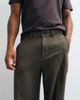 Abercrombie & Fitch Abercrombie & Fitch baggy tailored pants in dark khaki-Brown - 2
